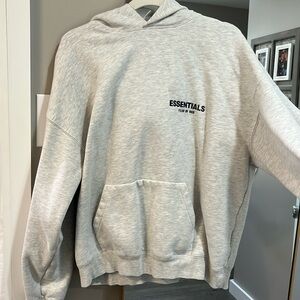 Essentials Fear of God Gray Hoodie